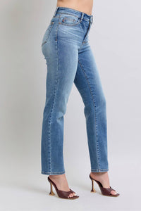 Shiloh - Vintage Wash Thermal Straight Jeans