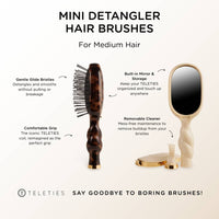 Mini Detangler Brush | Tortoise | Medium
