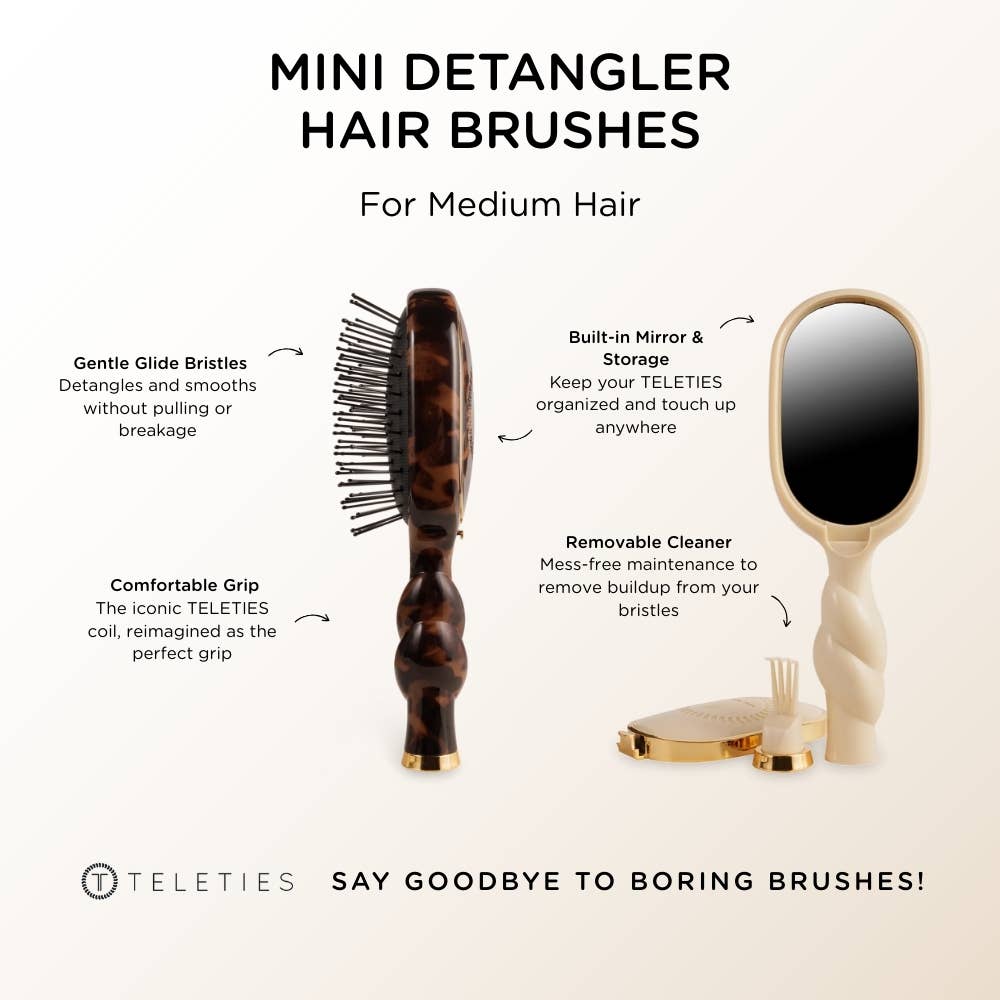 Mini Detangler Brush | Tortoise | Medium
