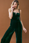 Alana velvet jumpsuit