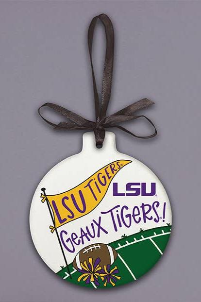 LSU Stone Ornament