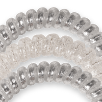 Spiral Hair Coils | Small | Silver Slay Hair Ties