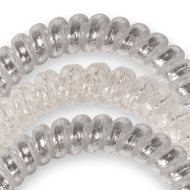 Spiral Hair Coils | Small | Silver Slay Hair Ties