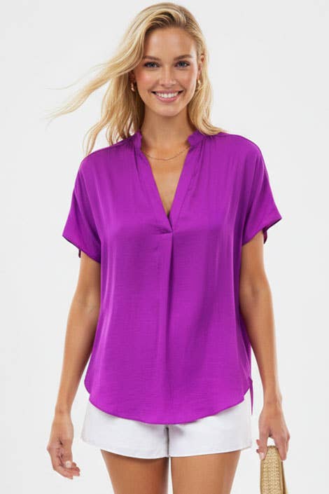 Drop Shoulder Regular Blouse - SS