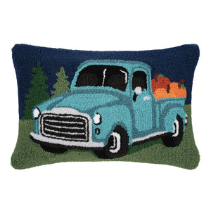 Fall/Harvest Pumpkin Truck Throw Pillow