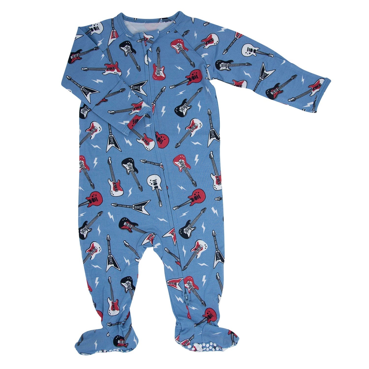 Electric Guitars Rockstar Zipper Footie