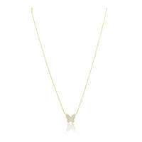 Elsie Pave Butterfly Necklace