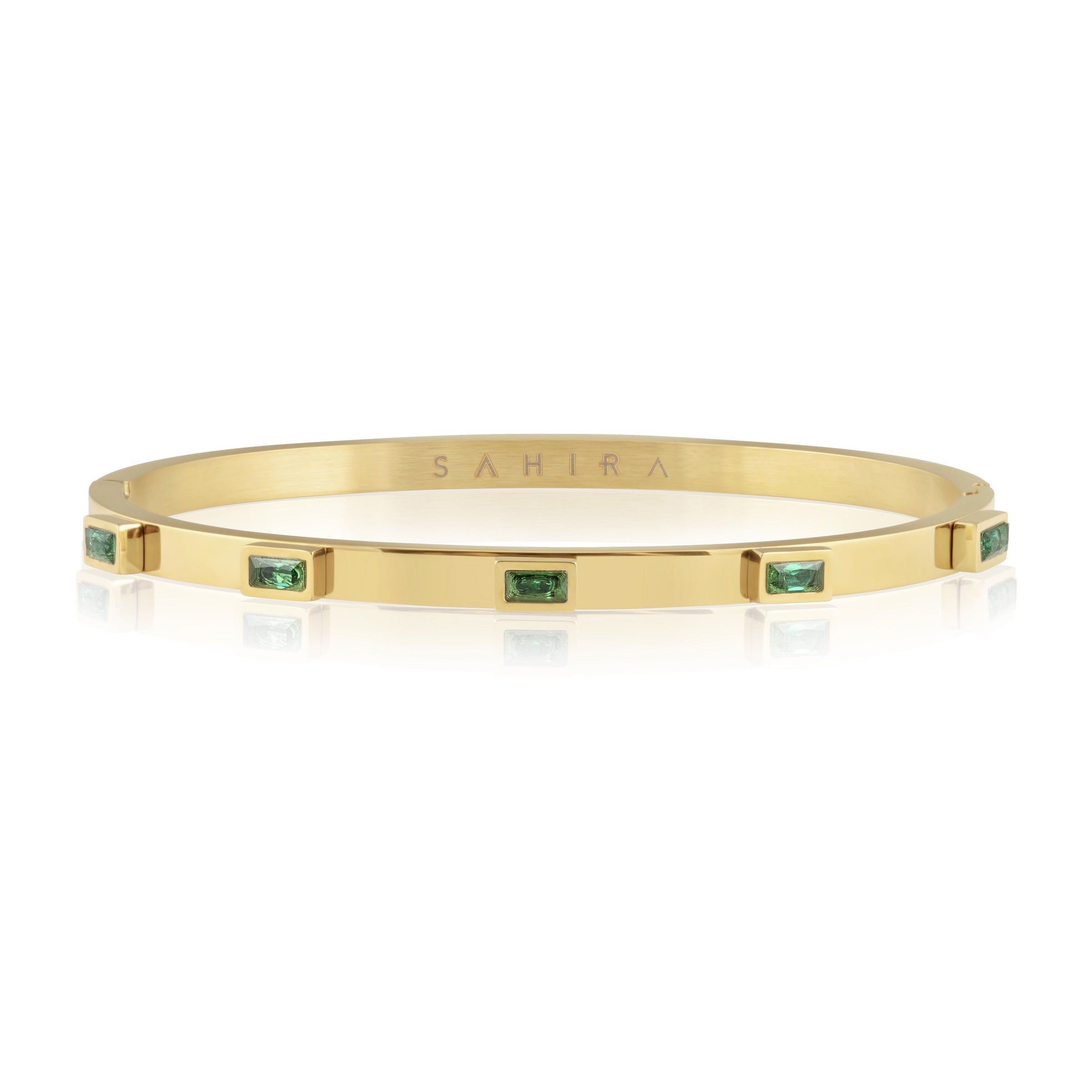 Emerald Baguette Stackable