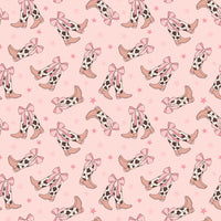 Cowhide Boots Bows Emma's Racerback Dress