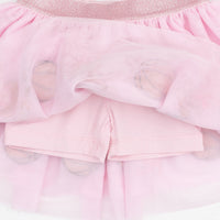 Basketball Pink - Tutu Skirt with Bike Shorts