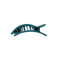 Teal With It | Medium | Flat Rectangle Hair Clip