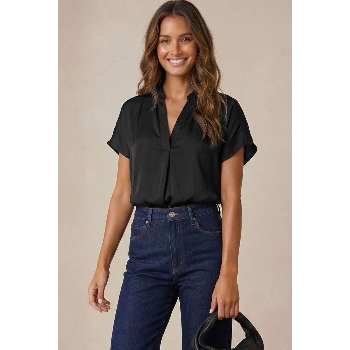 Drop Shoulder Regular Blouse - SS