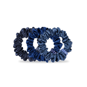 Silk Hair Scrunchie | Small | Midnight Rain