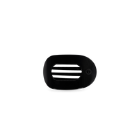 Jet Black | Tiny | Flat Round Hair Clip