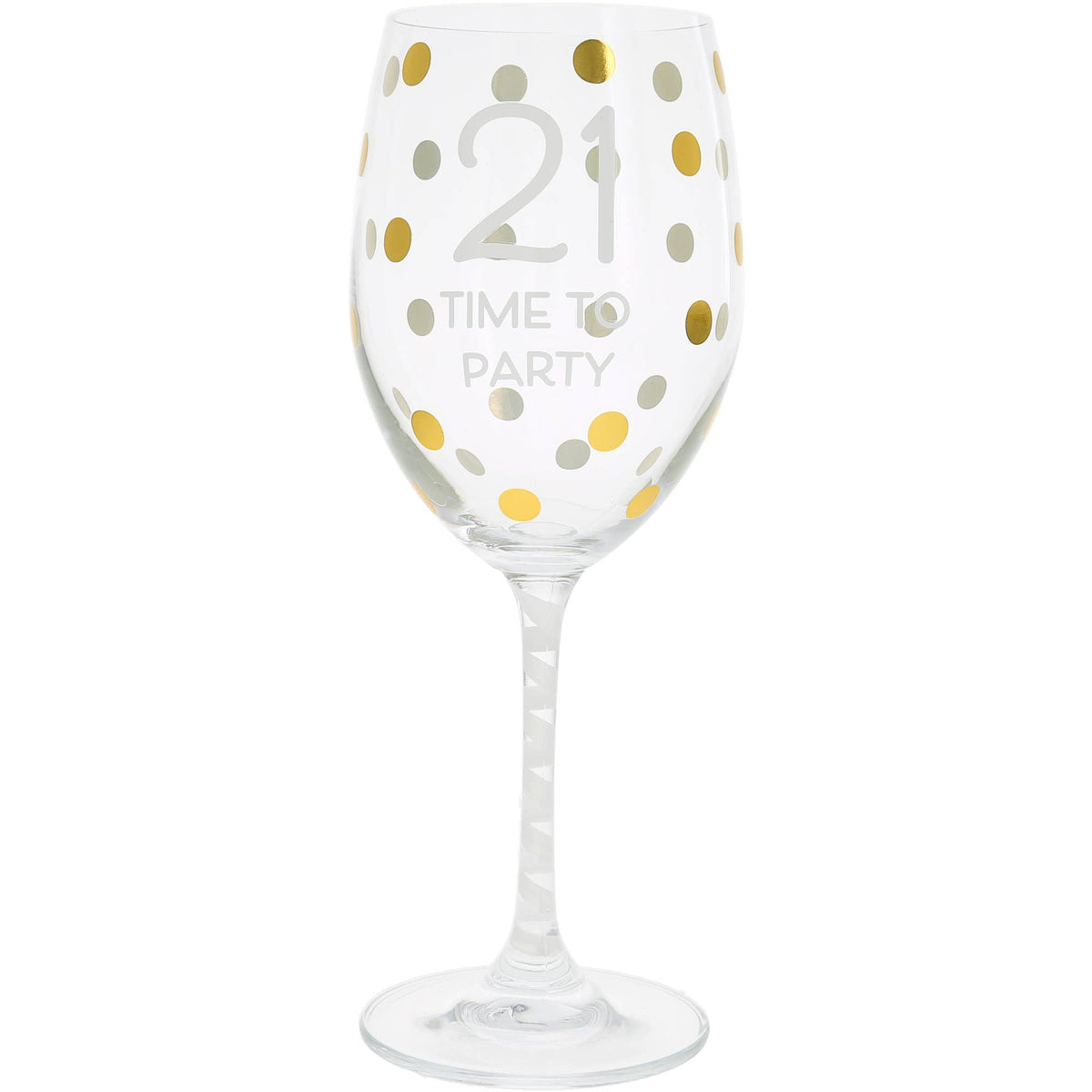 21 - Gift Boxed 16 oz Crystal Wine Glass