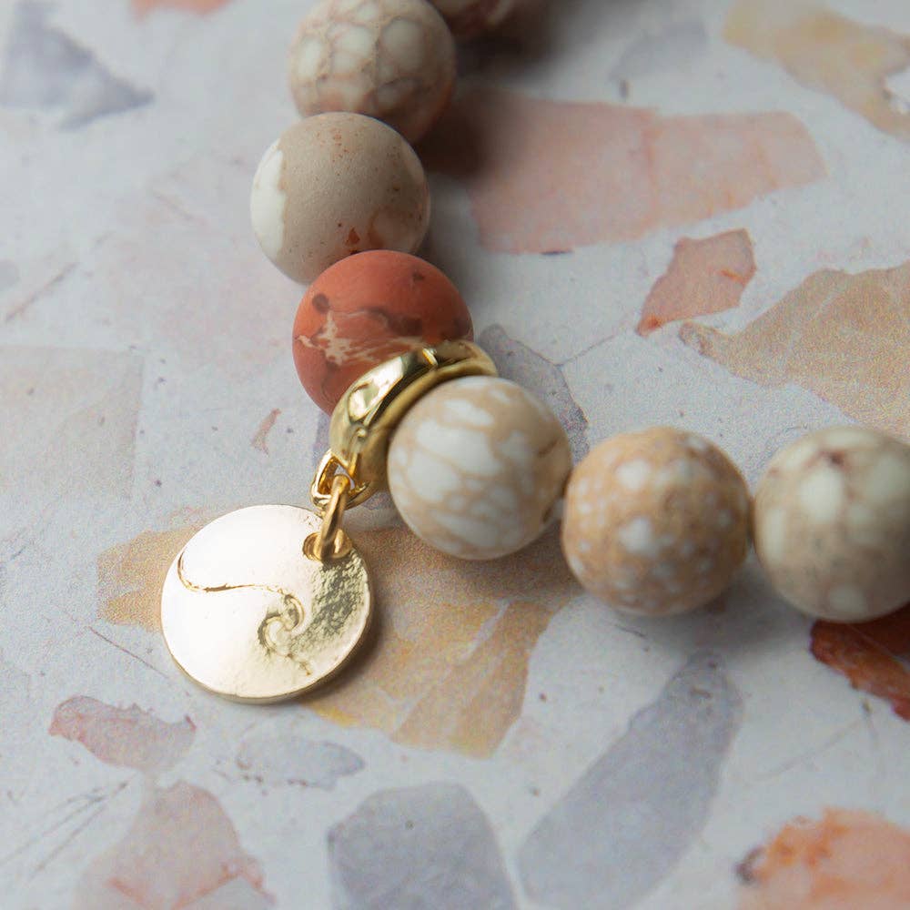 Wave Charm, Gold | Charm Bar | Charm Necklace,  Bag Charm