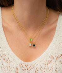 Birthstone Bottle Necklace