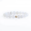 10mm White Agate Gemstone Bracelets