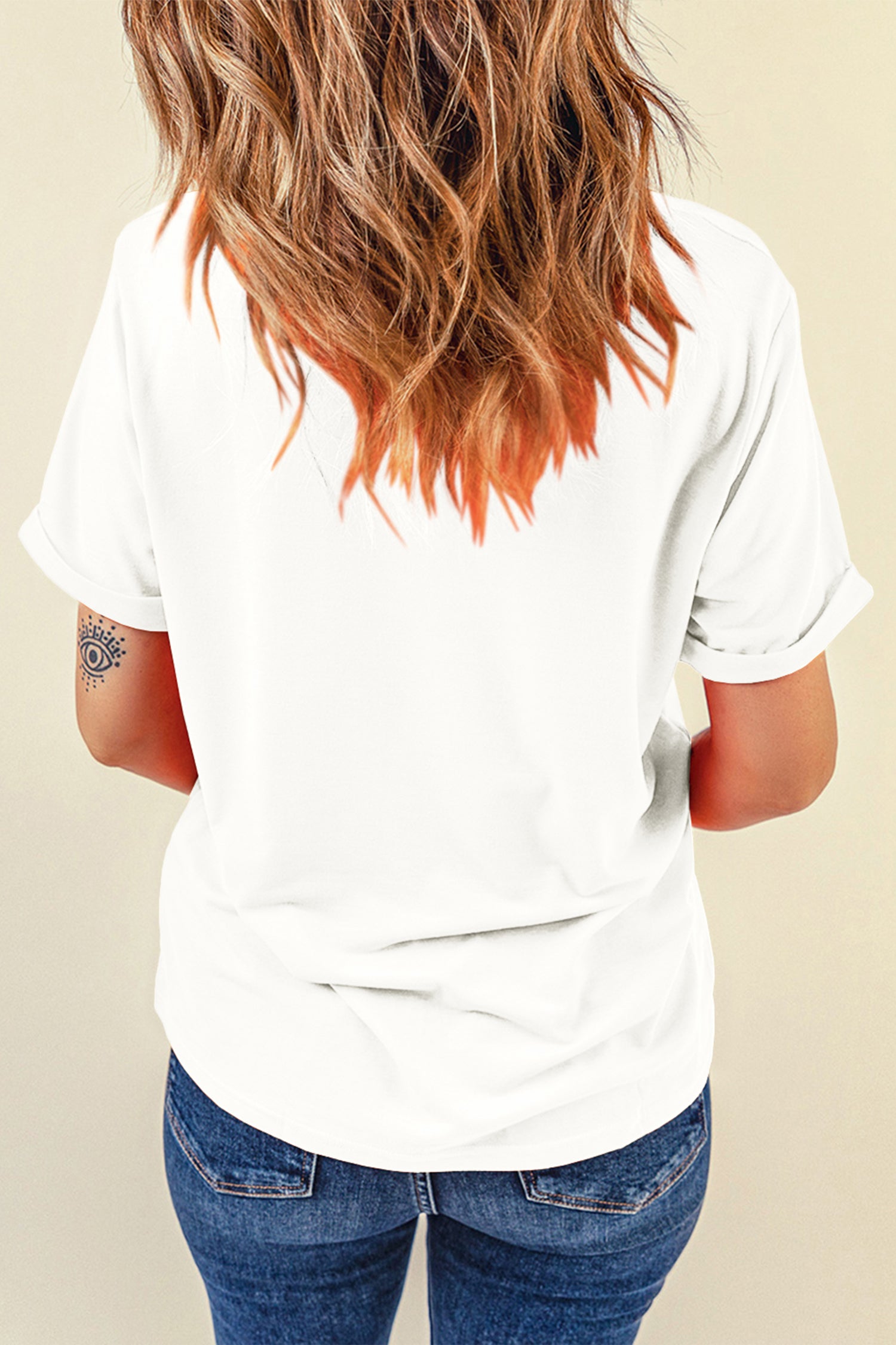Delia- White Baseball Mama Patriotic Game Day Tee
