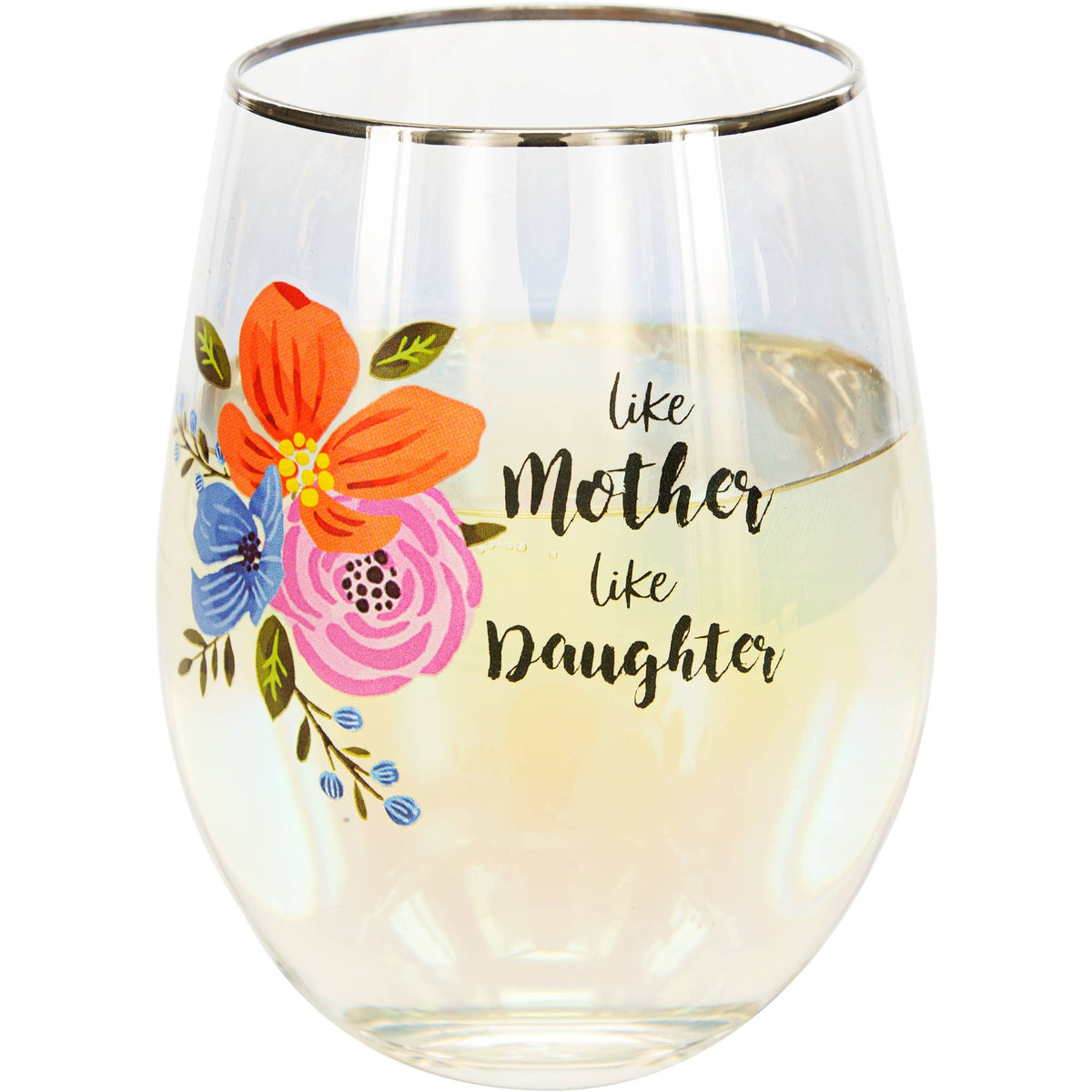 Mother Daughter - 18 oz Stemless Wine Glass
