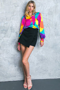 FOLLOW THE FLOW WOVEN TOP