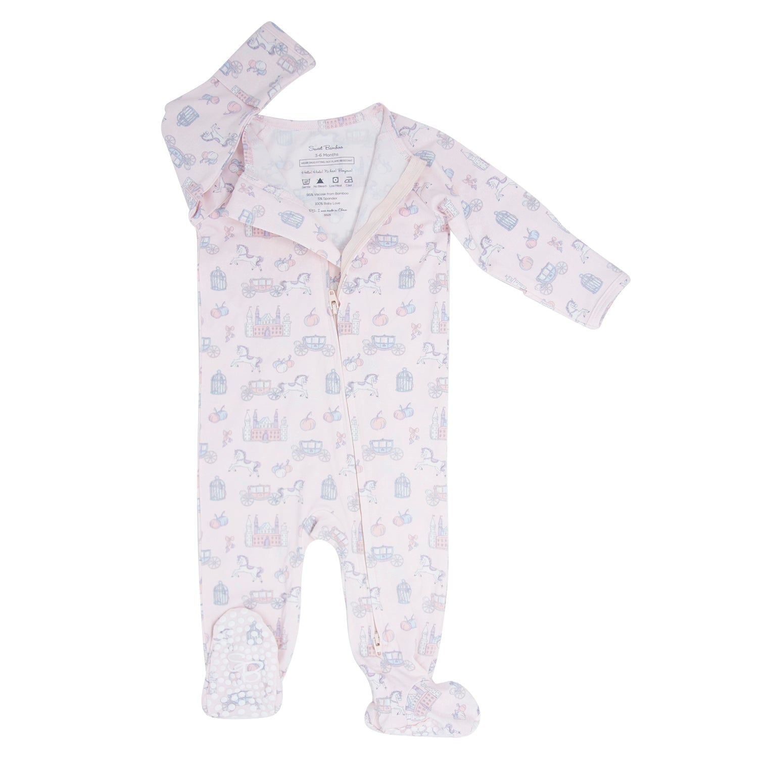 Fairy Godmother Zipper Footie