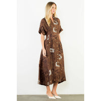 Lauren - Button Up Long Floral Dress