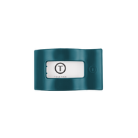 Teal With It | Small | Flat Rectangle Hair Clip