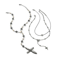 Ferrara Cross Y Necklace