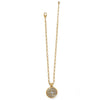 Ferrara Two Tone Luce Large Pendant Necklace
