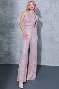 DIVINE WANDERINGS SEQUIN JUMPSUIT