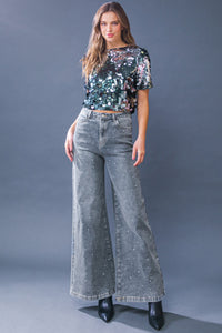 TAKE THE CHANCE DENIM PANTS