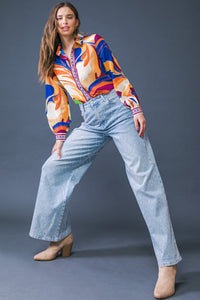 HUMMING BIRD WISHES WOVEN TOP