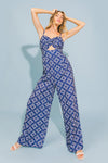 SEND A MESSAGE  WOVEN JUMPSUIT