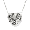 Flora Shine Heart Necklace