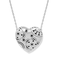 Flora Shine Heart Necklace