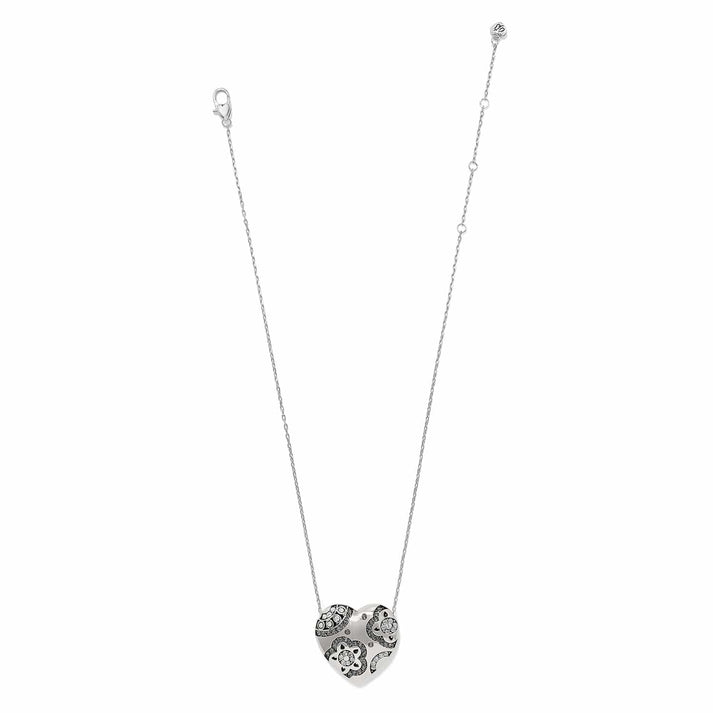 Flora Shine Heart Necklace
