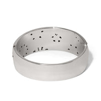 Flora Shine Wide Hinged Bangle Bracelet