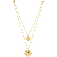 Gigi Double Coin Necklace
