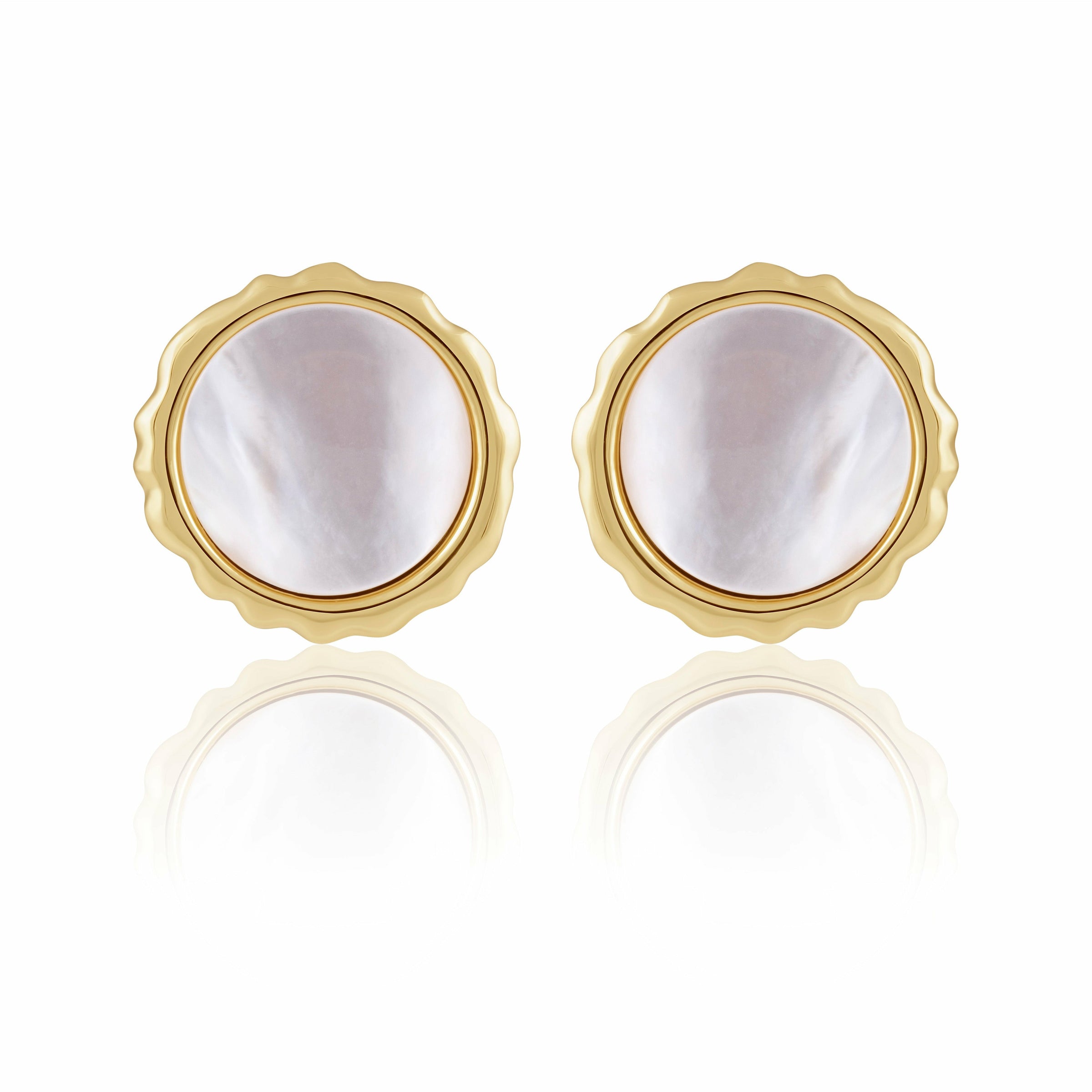 Gwen Mother of Pearl Stud