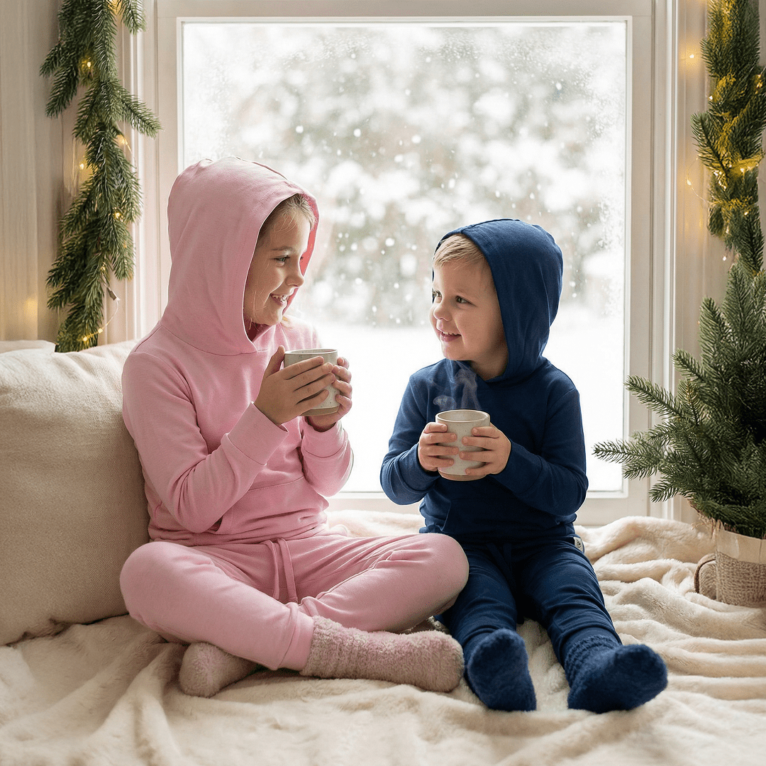 Hooded Jogger Set  Carnation Pink