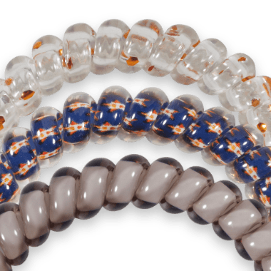 Spiral Hair Coils | Small | Houston Astros Hair Ties