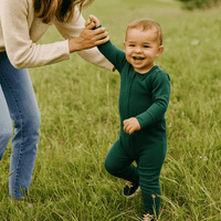 Hunter Green Convertible Romper