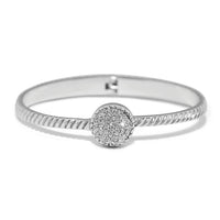 Illumina Celeste Dome Hinged Bangle