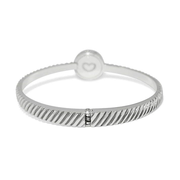 Illumina Celeste Dome Hinged Bangle