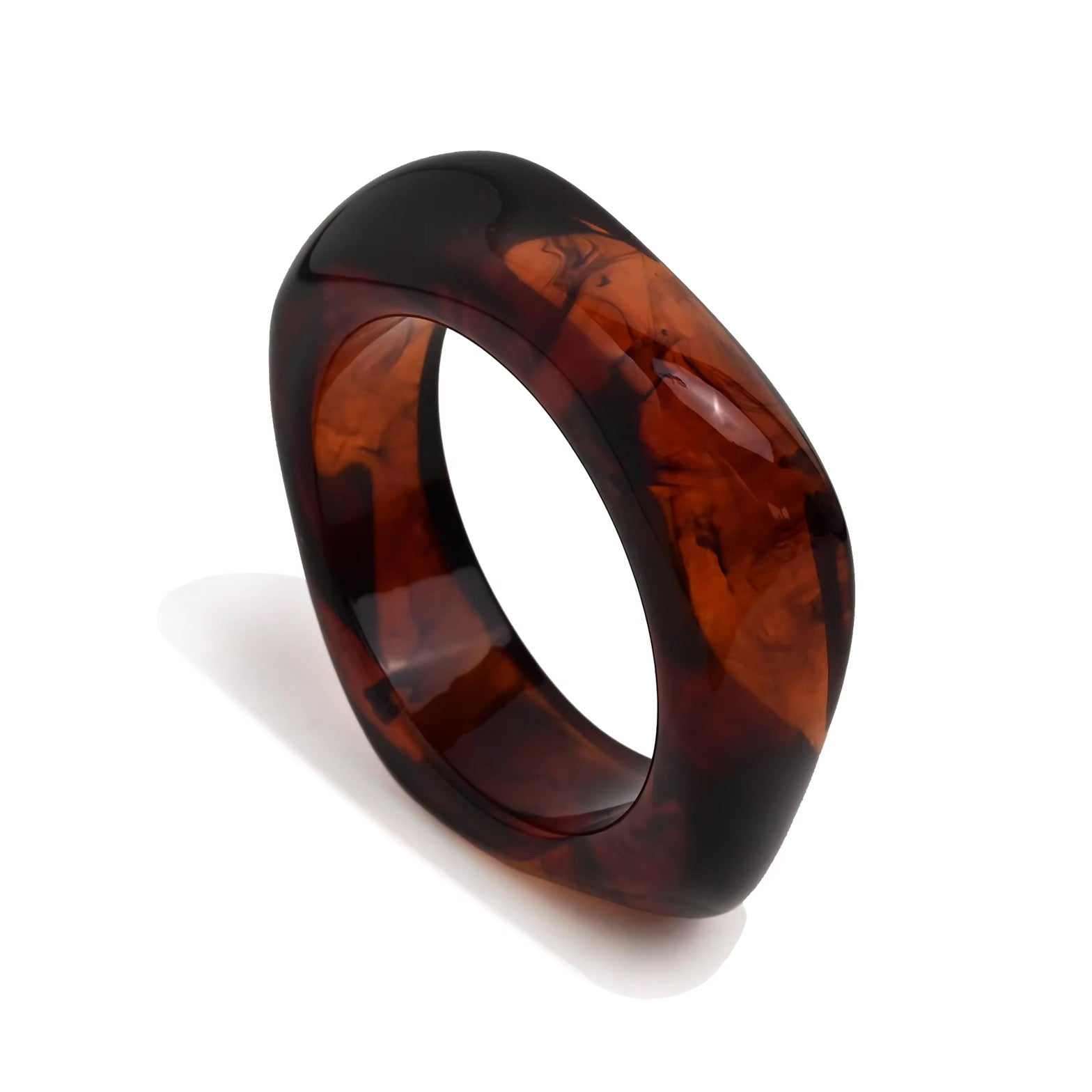 Brown Acrylic Bangle