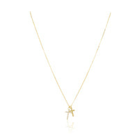 Double Cross Necklace