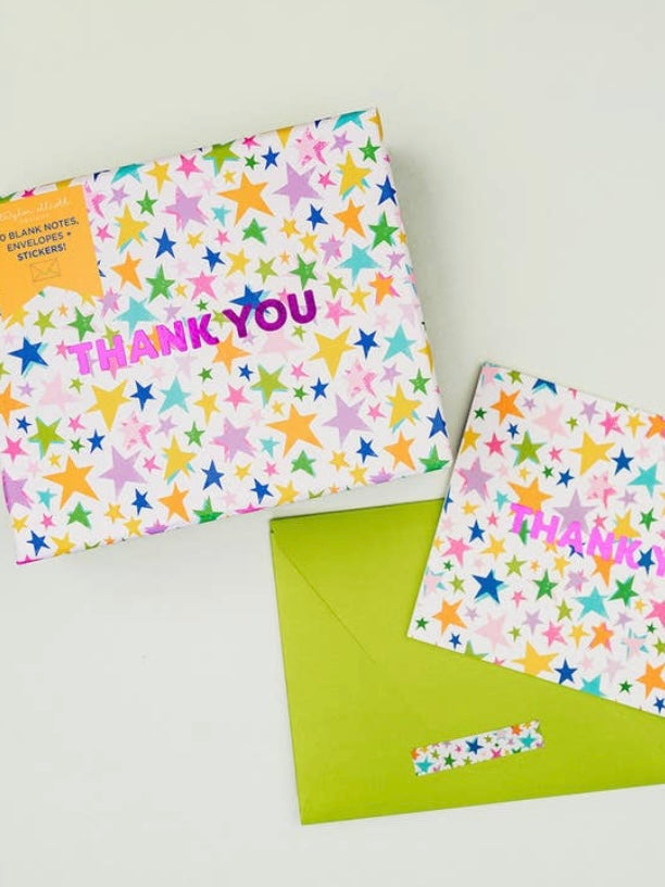 Stars Thank You Boxed Note Cards