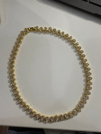 Oval Bezel Tennis Choker