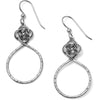 Interlok Petite Knot Circle French Wire Earrings